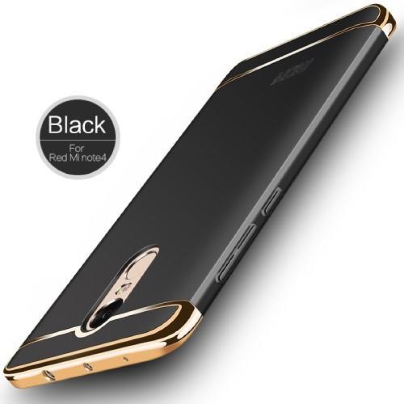 Hibrid 3in1 tartós tok Xiaomi Redmi Note 4X-hez - fekete