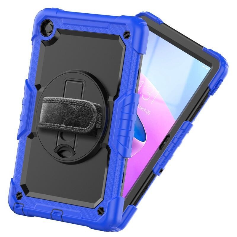 Hibrid táblagép tok kéztartóval és vállpánttal Lenovo Tab M10 Plus (3rd Gen) - kék