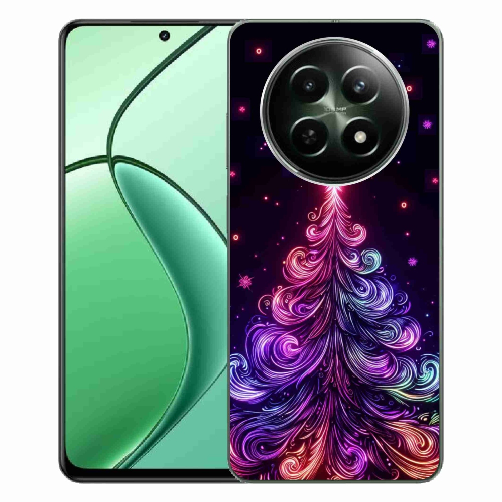 Gél borítás mmCase a Realme 12 5G/12x 5G - neon karácsonyfa 1