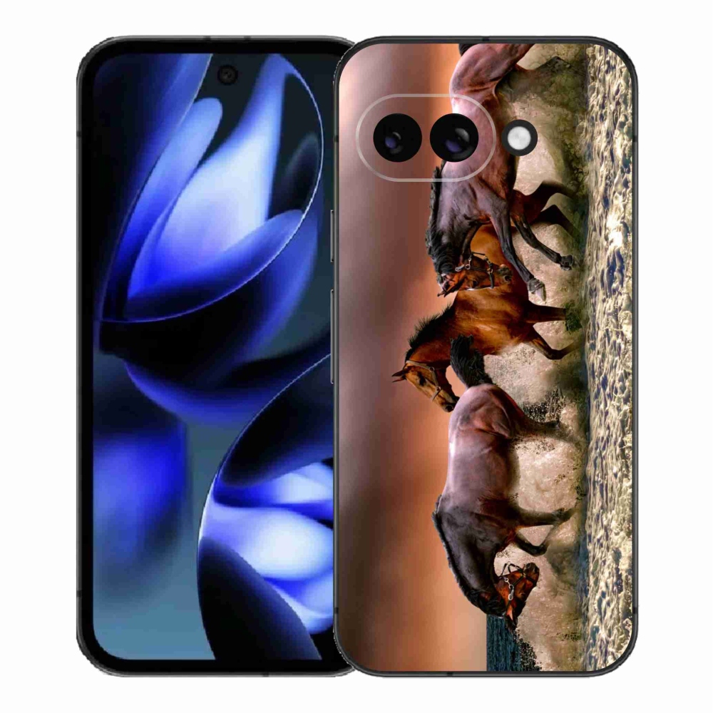 Gél borítás mmCase a Google Pixel 9a készülékhez - Ló 1