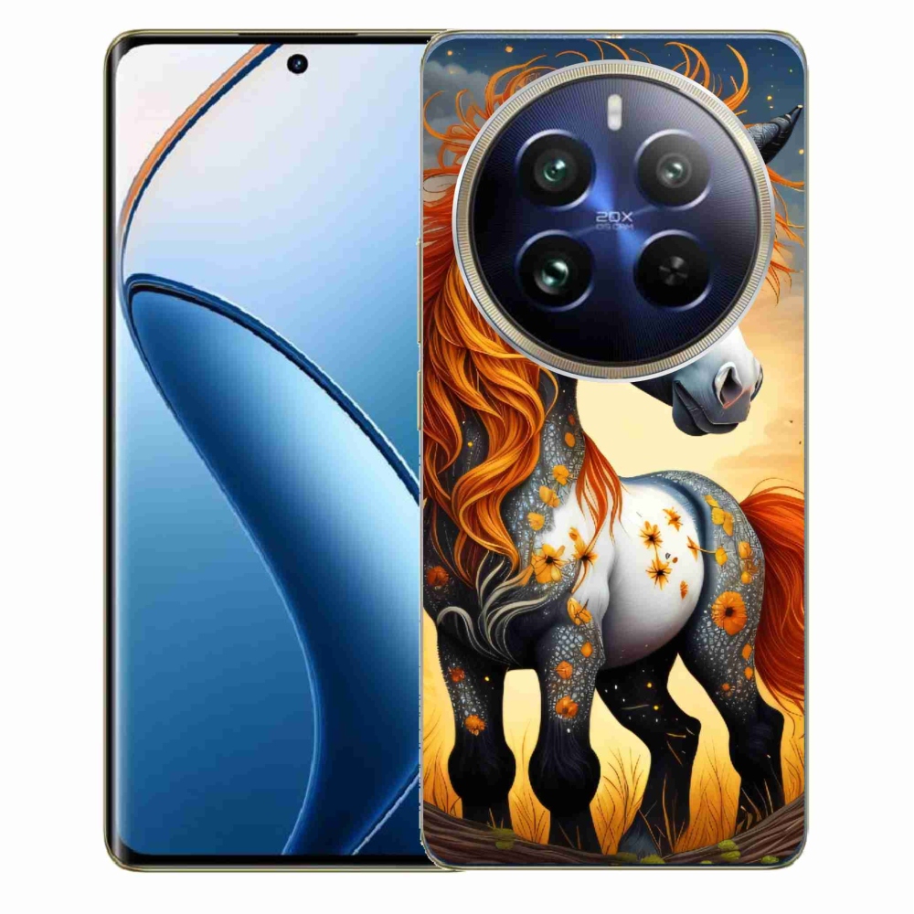 Zselés borítás mmCase a Realme 12 Pro 5G/12 Pro+ 5G számára - színes póni