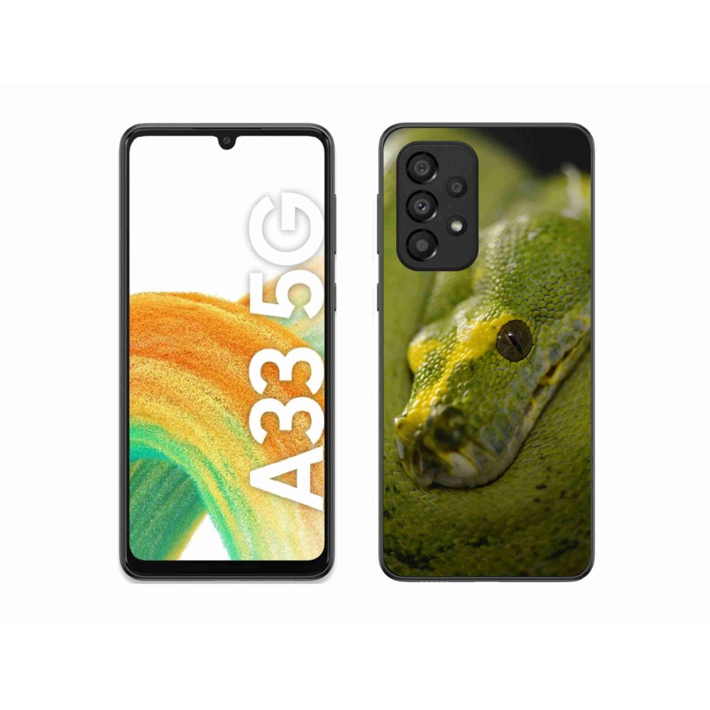 Gél védőburkolat mmCase Samsung Galaxy A33 5G - kígyó 2