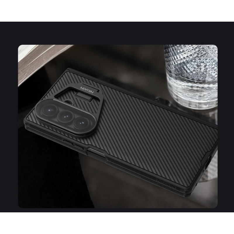 Nillkin CamShield Prop mágneses (átlátszó lencse) hátlap Samsung Galaxy Z Fold 7 fekete