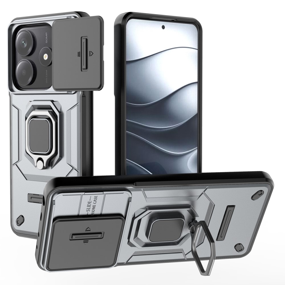 Lencseálló borítás a Xiaomi Redmi Note 14 5G készülékhez - szürke