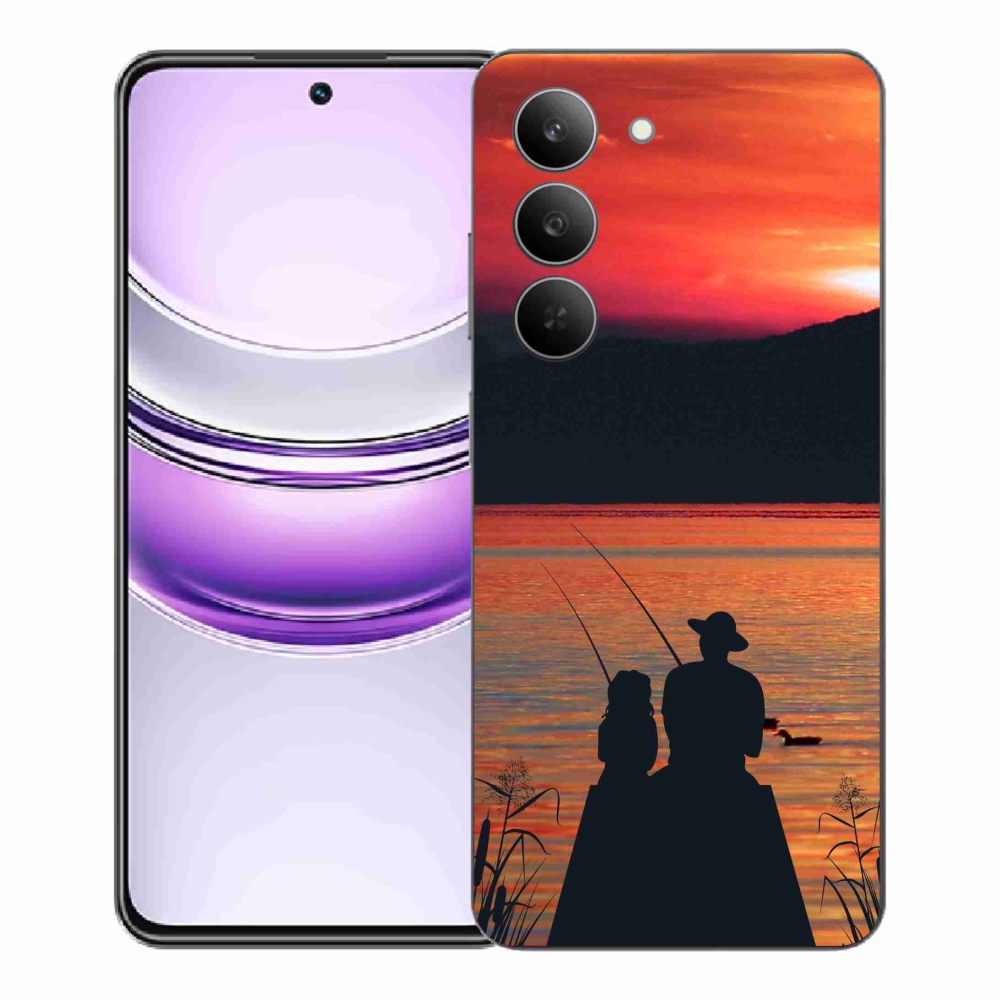 Zselés borítás mmCase a Realme 14x 5G számára - halászat 3