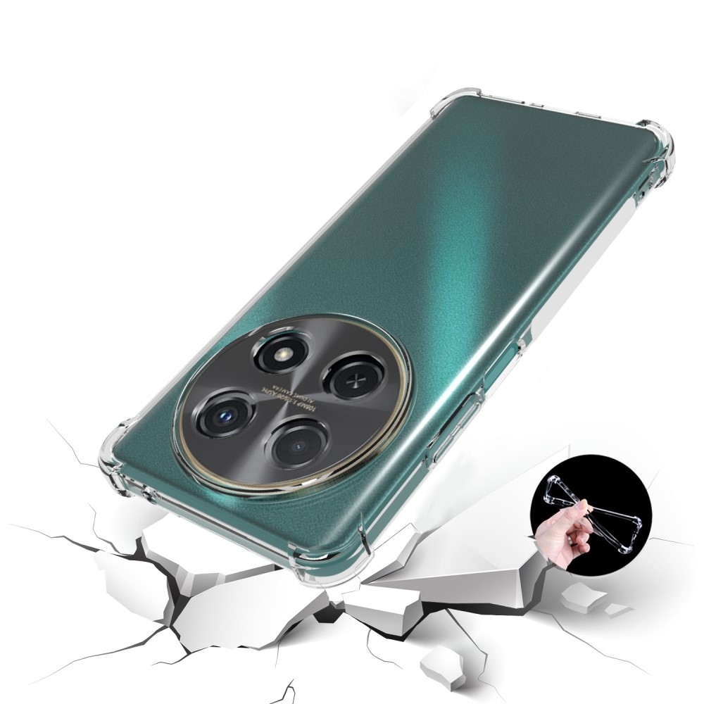 Átlátszó zselés tok megerősített sarkokkal a Huawei Nova 12i számára