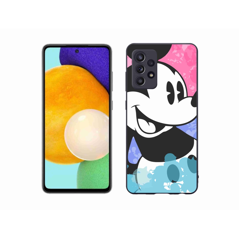 Zselés borítás mmCase Samsung Galaxy A52/A52 5G - mickey egérhez
