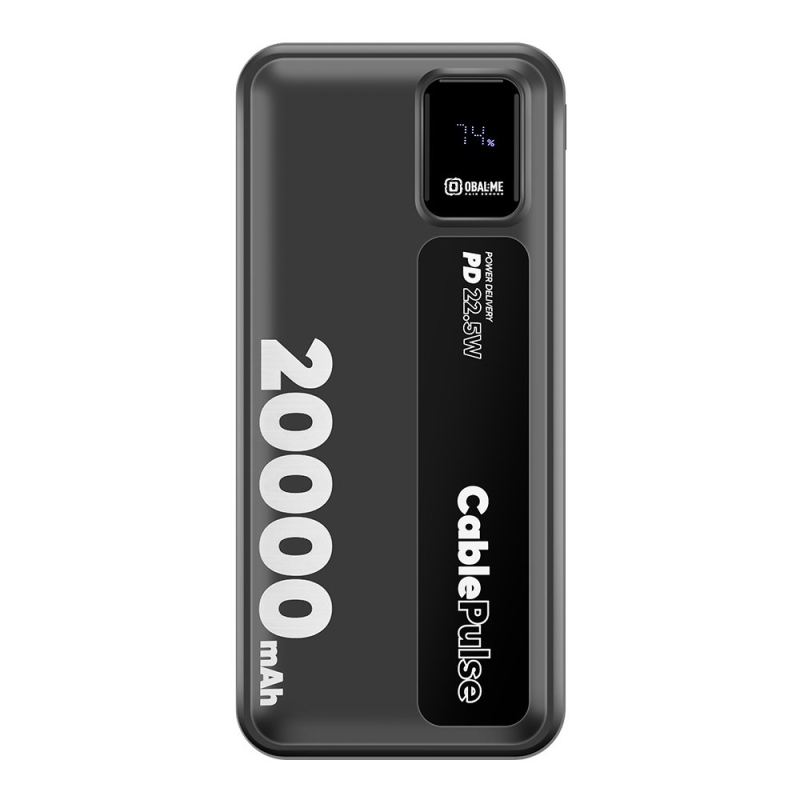 CSOMAGOLÁS: ME CablePulse Powerbank 20000mAh 22,5W Fekete