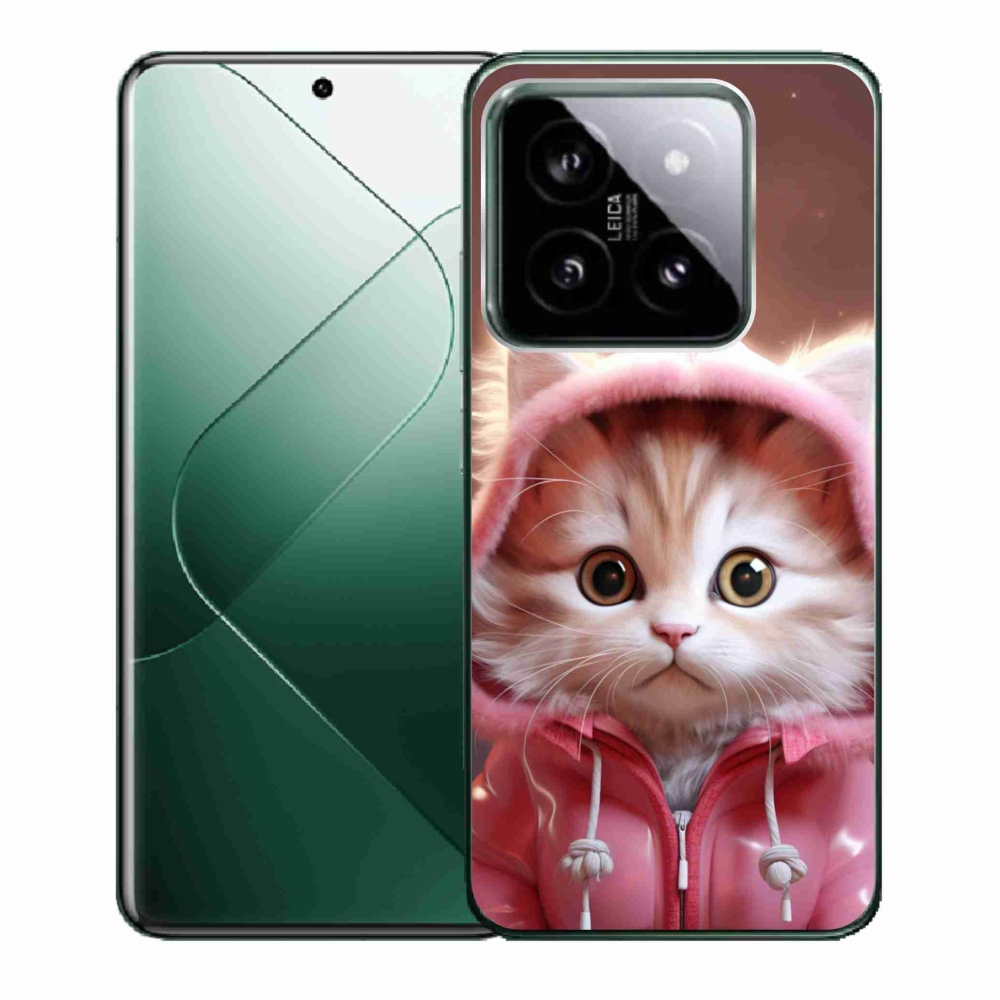 Gél borító mmCase a Xiaomi 14-hez - aranyos cica 3