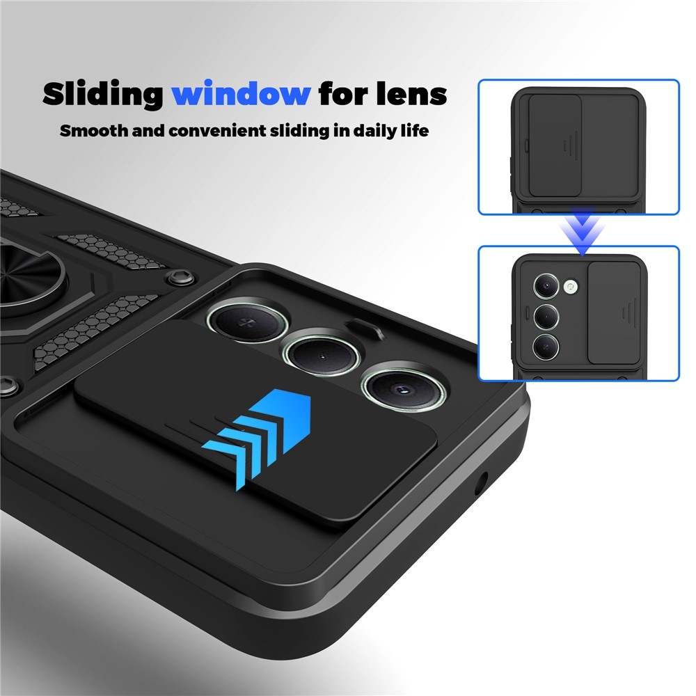 Tartós csúszásbiztos borítás Xiaomi Redmi 15 5G (169mm) - fekete