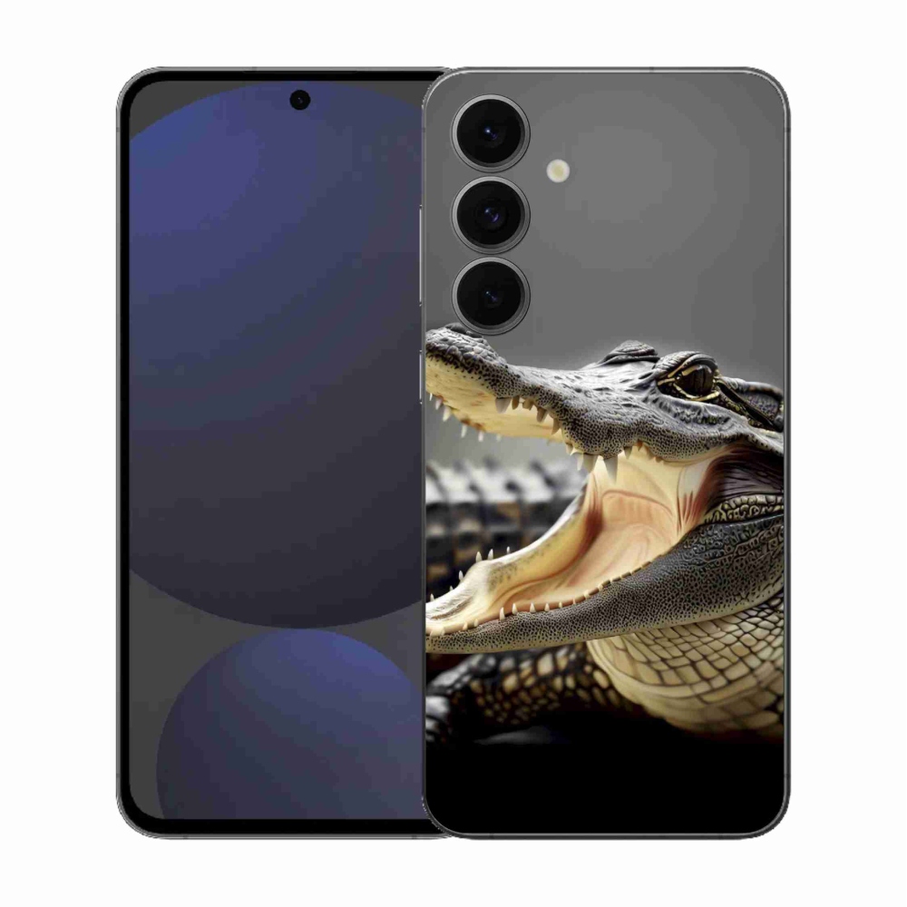 Zselés borítás mmCase Samsung Galaxy S25 FE - krokodil