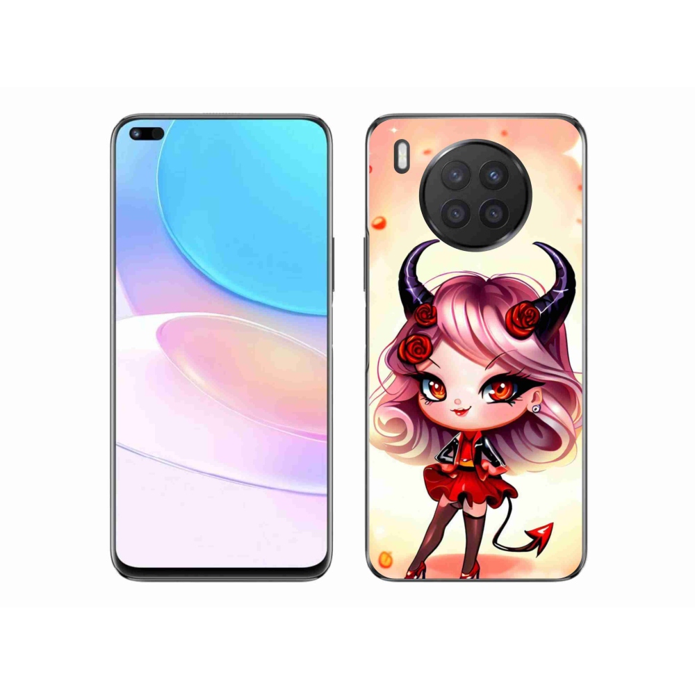 Gél borítás mmCase a Huawei Nova 8i számára - rajzfilm ördög