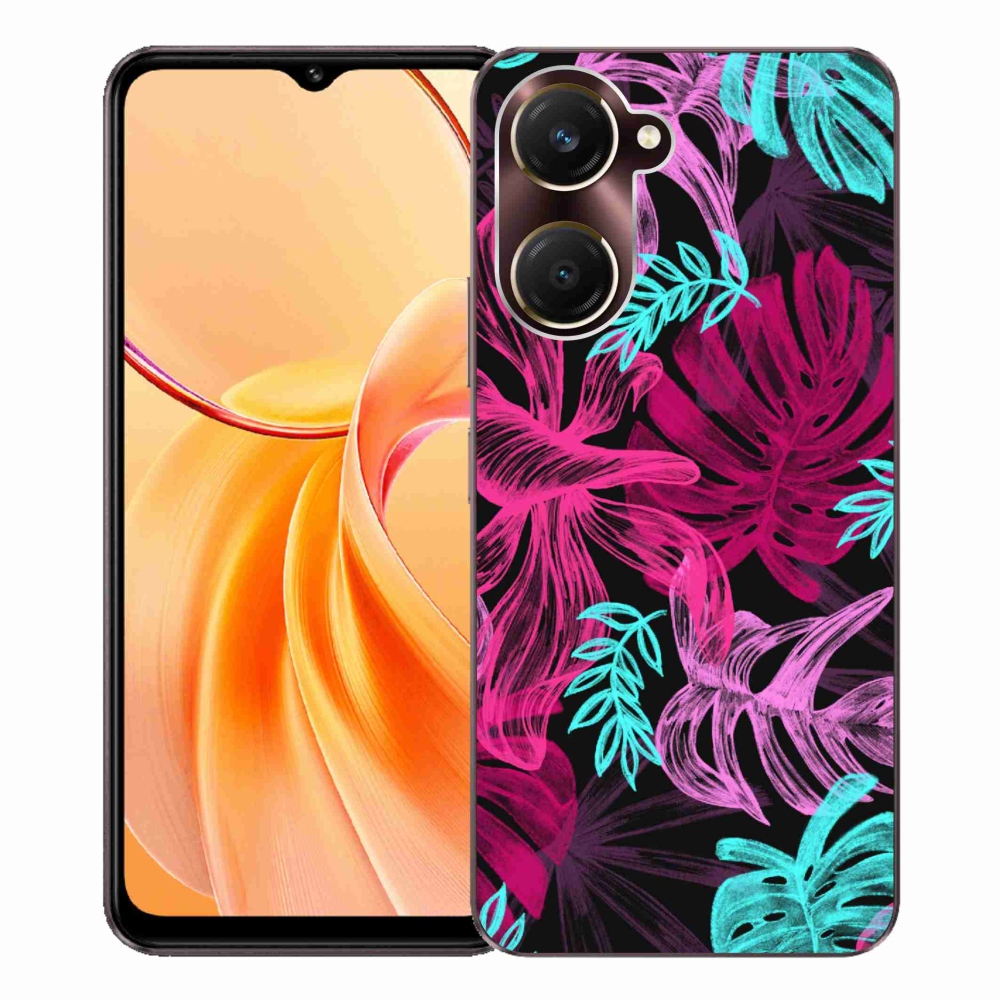 Zselés borítás mmCase a Vivo Y28s 5G készülékhez - virágok 1