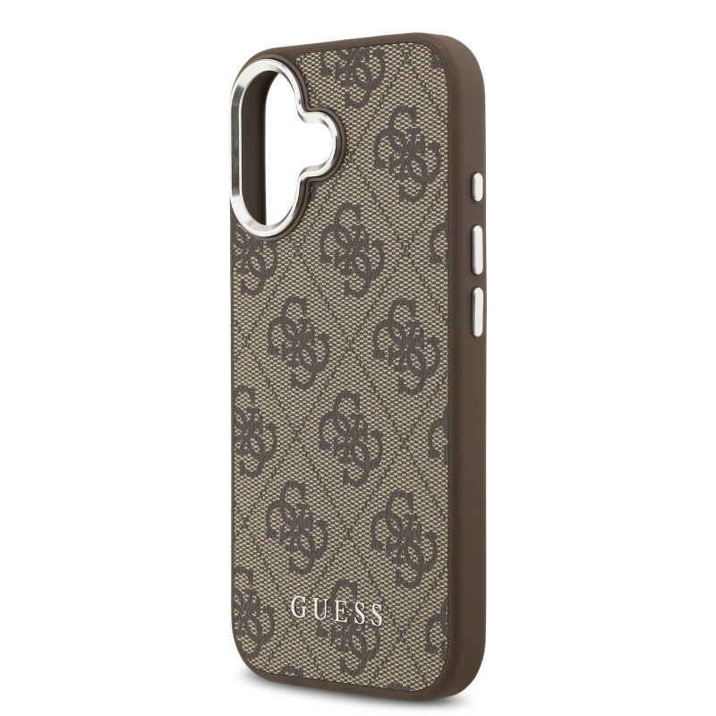 Guess 4G MagSafe hátlap iPhone 17-hez Barna