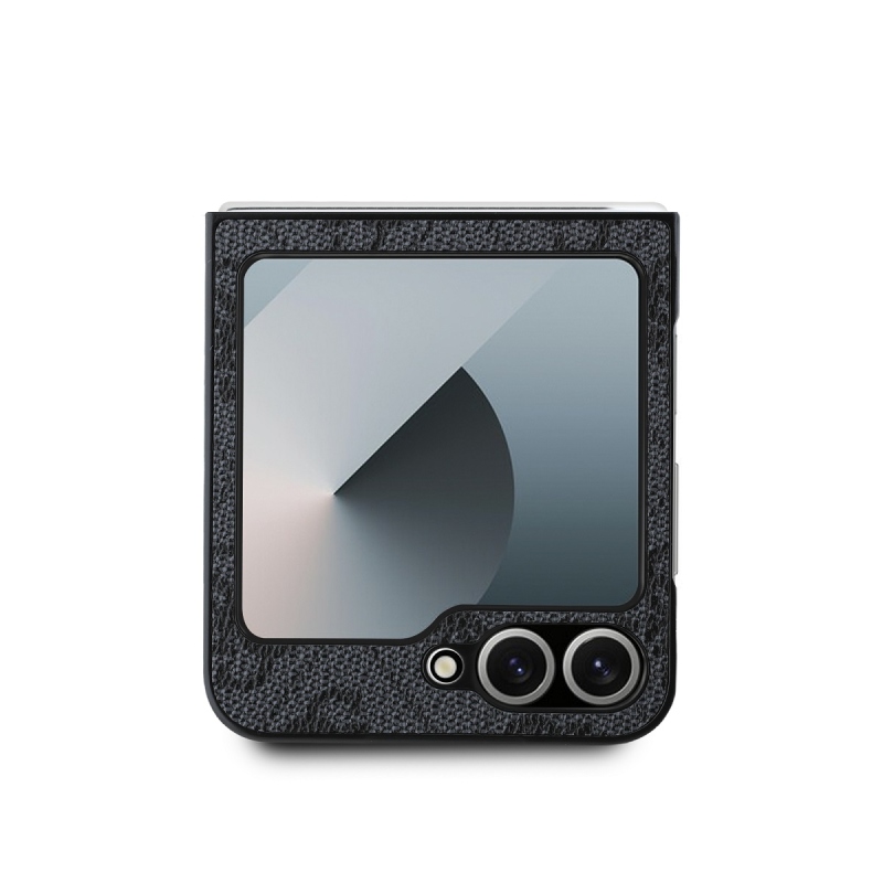 Guess PU 4G fém logós hátlap Samsung Galaxy Z Flip 6 szürke szürke