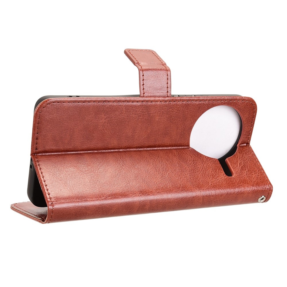 Őrült könyv tok a Xiaomi Poco F7 Pro 5G/Poco F7 Ultra 5G számára - barna