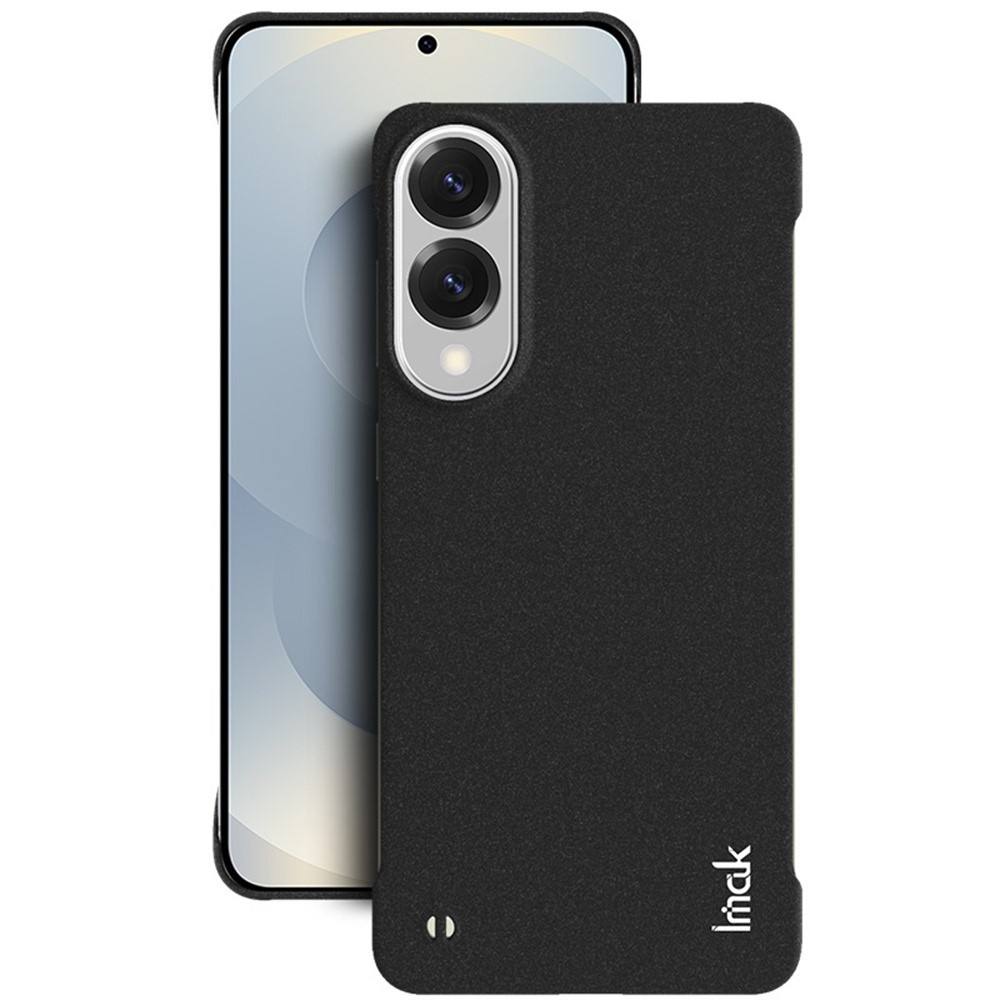 IMK matt zselés tok Samsung Galaxy S25 Edge készülékhez - fekete