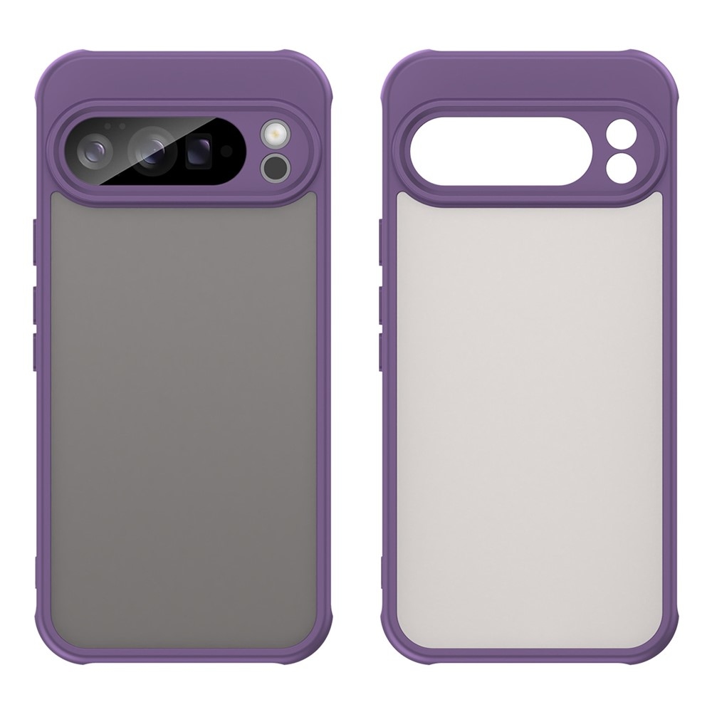 Zselés tok kemény hátlappal a Google Pixel 10 Pro XL számára - lila