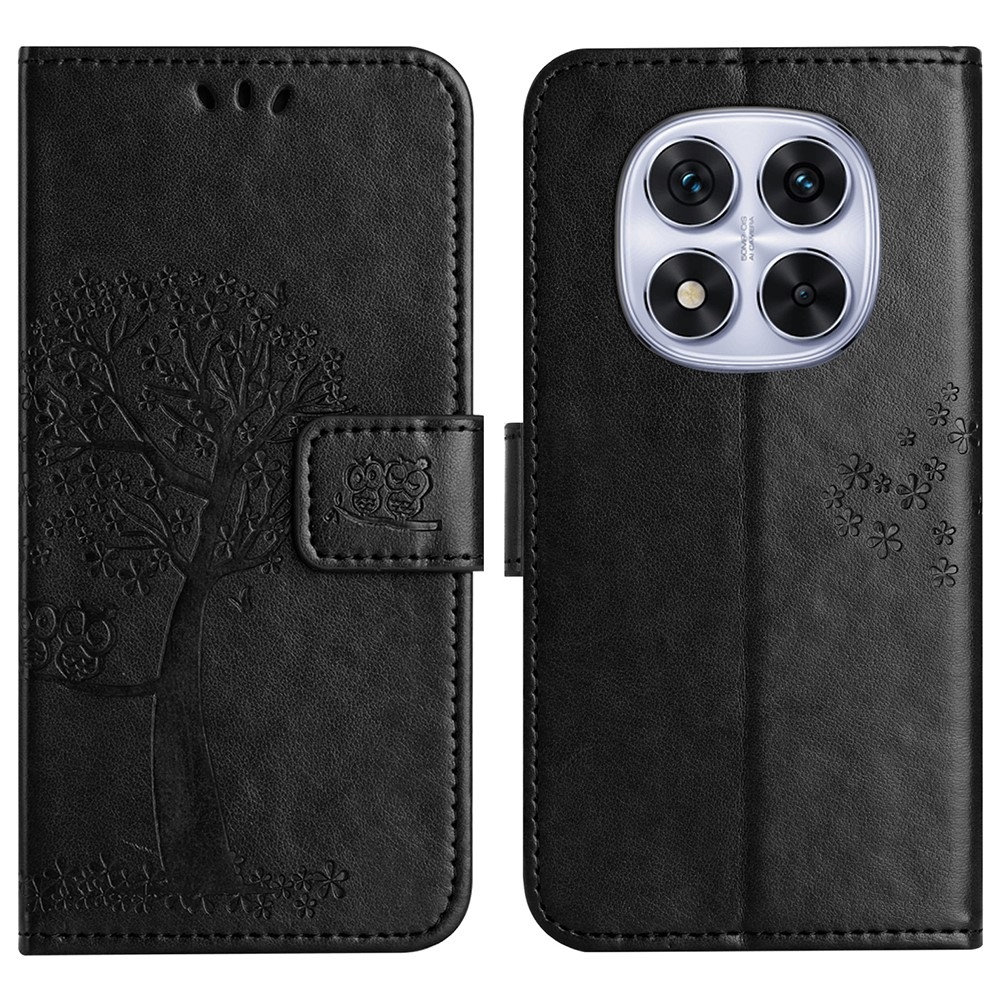 Fa könyv tok Xiaomi Redmi Note 14 Pro 5G/Poco X7 5G/Note 14 Pro+ 5G - fekete