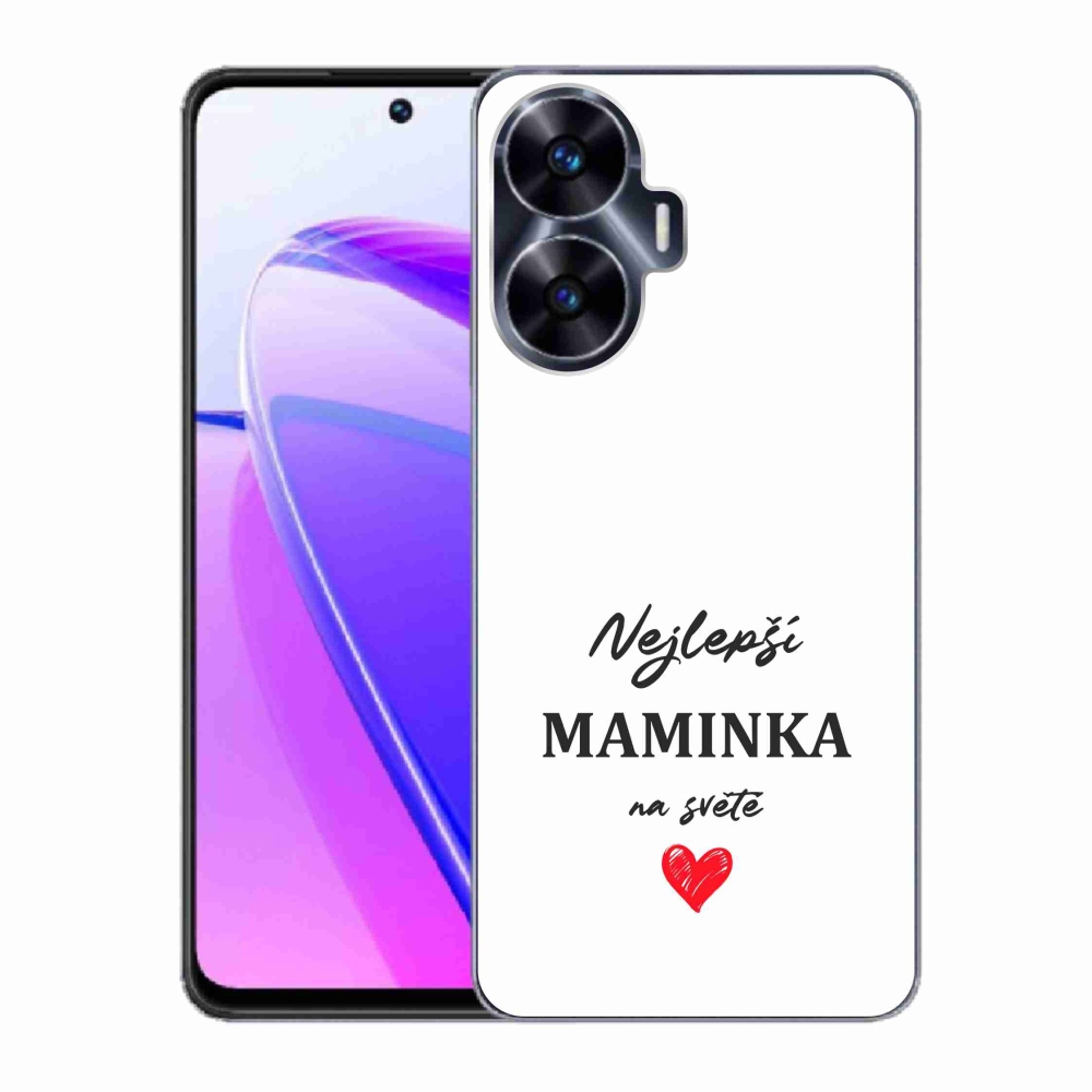Gélborítás mmCase a Realme C55 készülékre - legjobb anya 1 fehér háttér