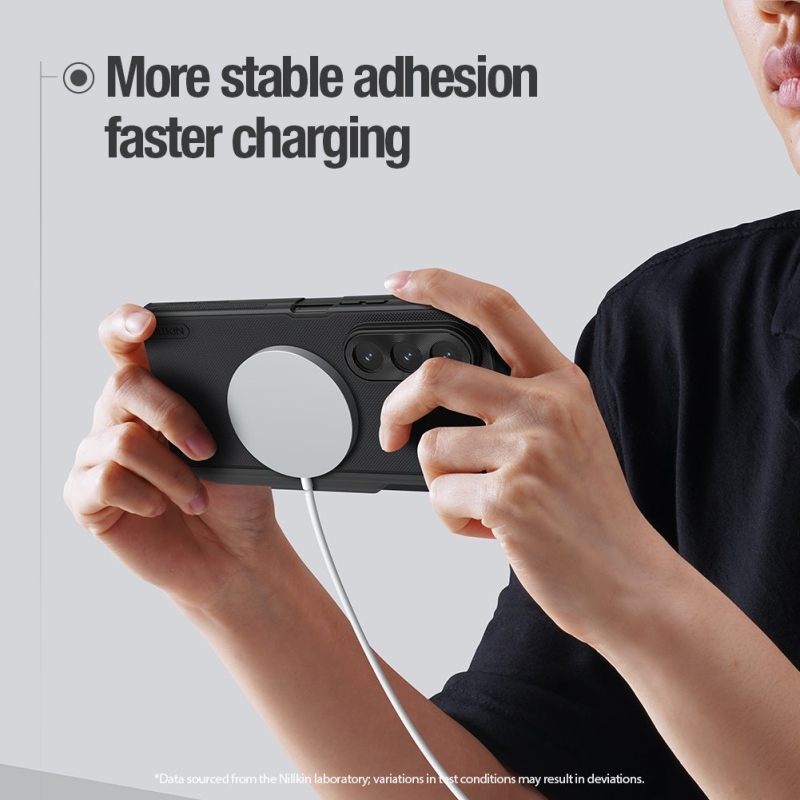 Nillkin Super Frosted FOLD mágneses tolltartó hátlap Samsung Galaxy Z Fold 7 Fekete fekete