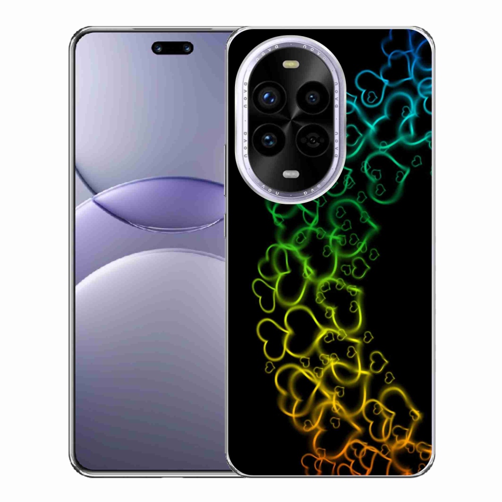 Gél borítás mmCase a Huawei Nova 13 Pro 5G készülékhez - színes szívek