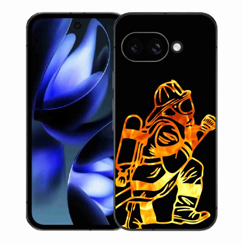 Gél borítás mmCase a Google Pixel 9a számára - tűzoltó 1