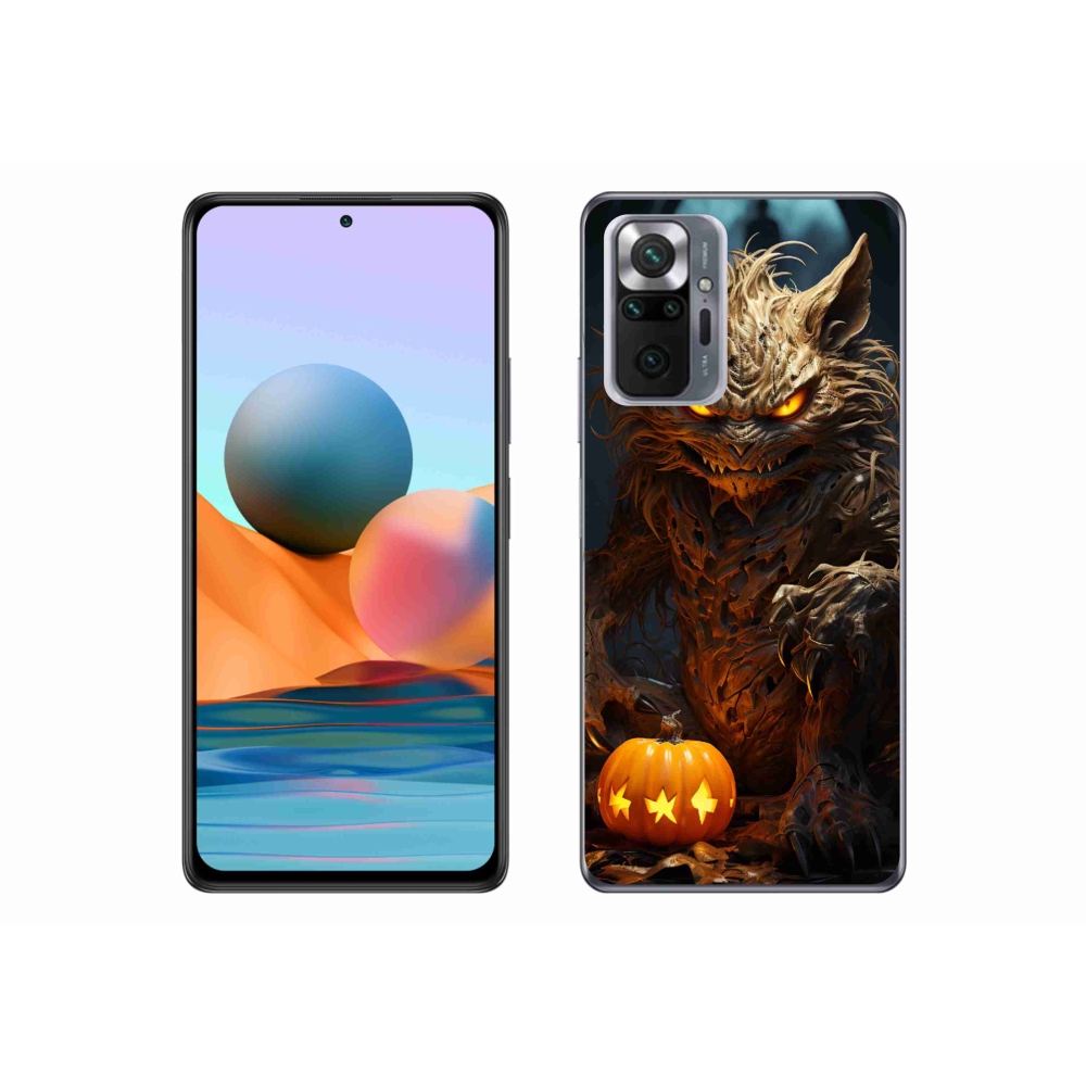 Gél borítás mmCase a Xiaomi Redmi Note 10 Pro-hoz - Halloween szörnyeteg