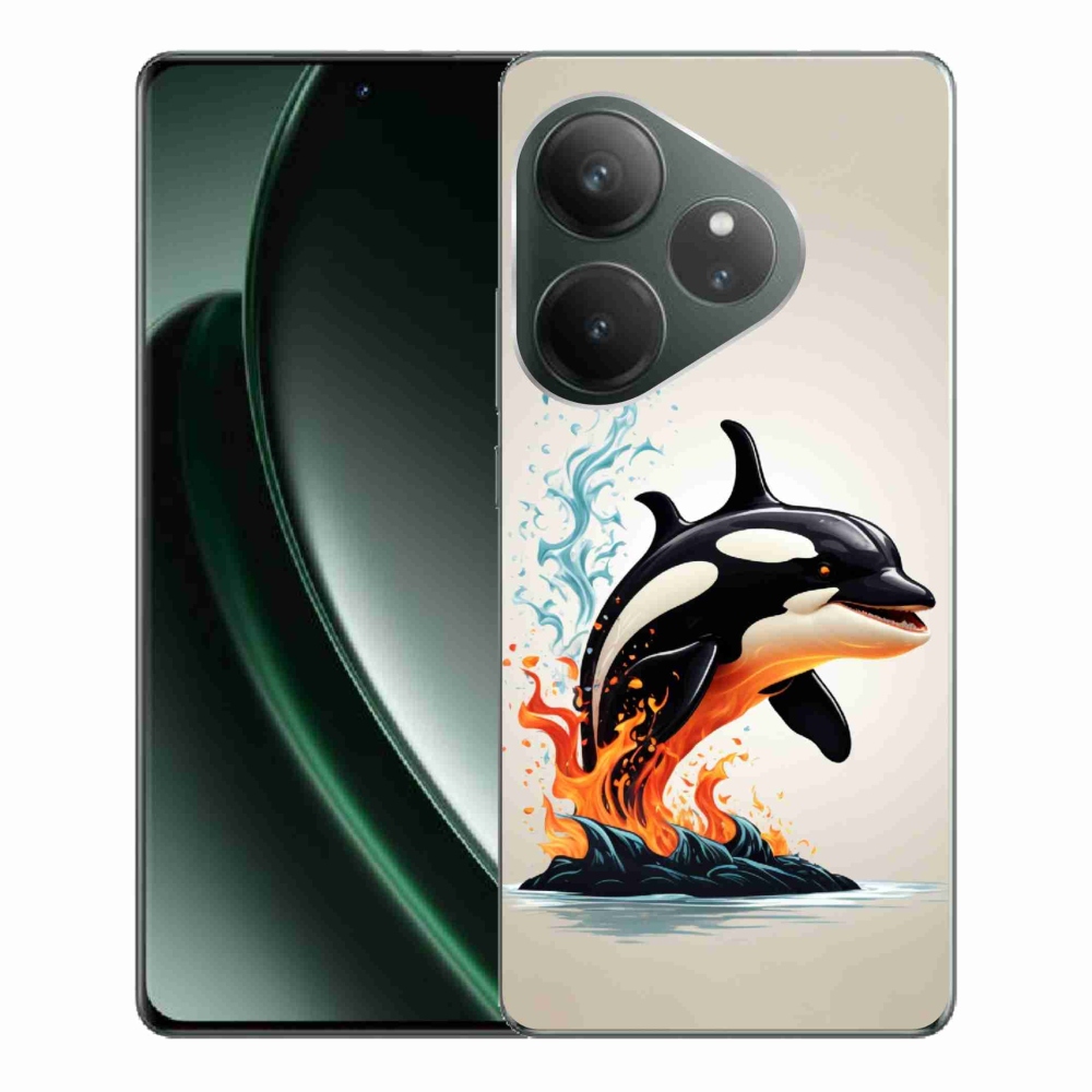 Zselés borítás mmCase a Realme GT 6 5G/GT 6T 5G - orca számára