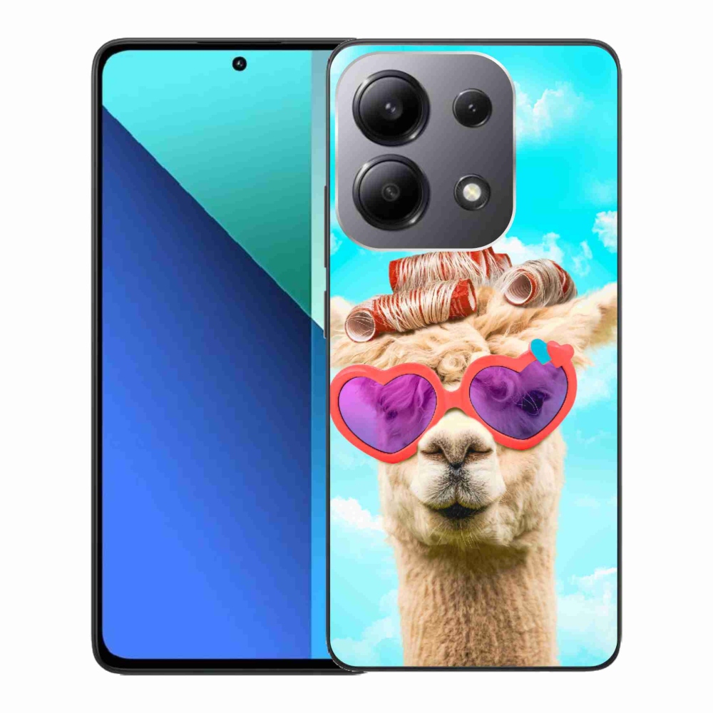 Gél borítás mmCase a Xiaomi Redmi Note 13-hoz - szemüveges láma