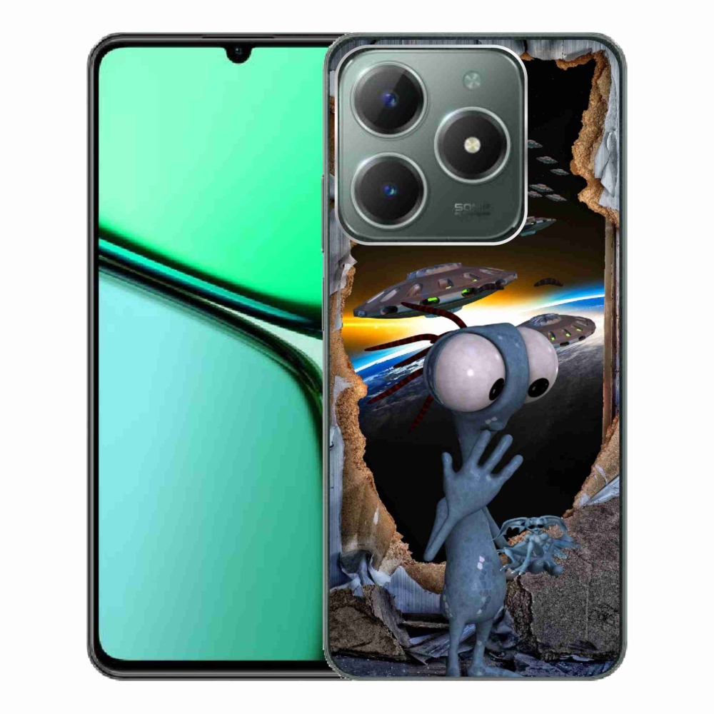 Zselés borítás mmCase a Realme C61 készülékhez - idegen