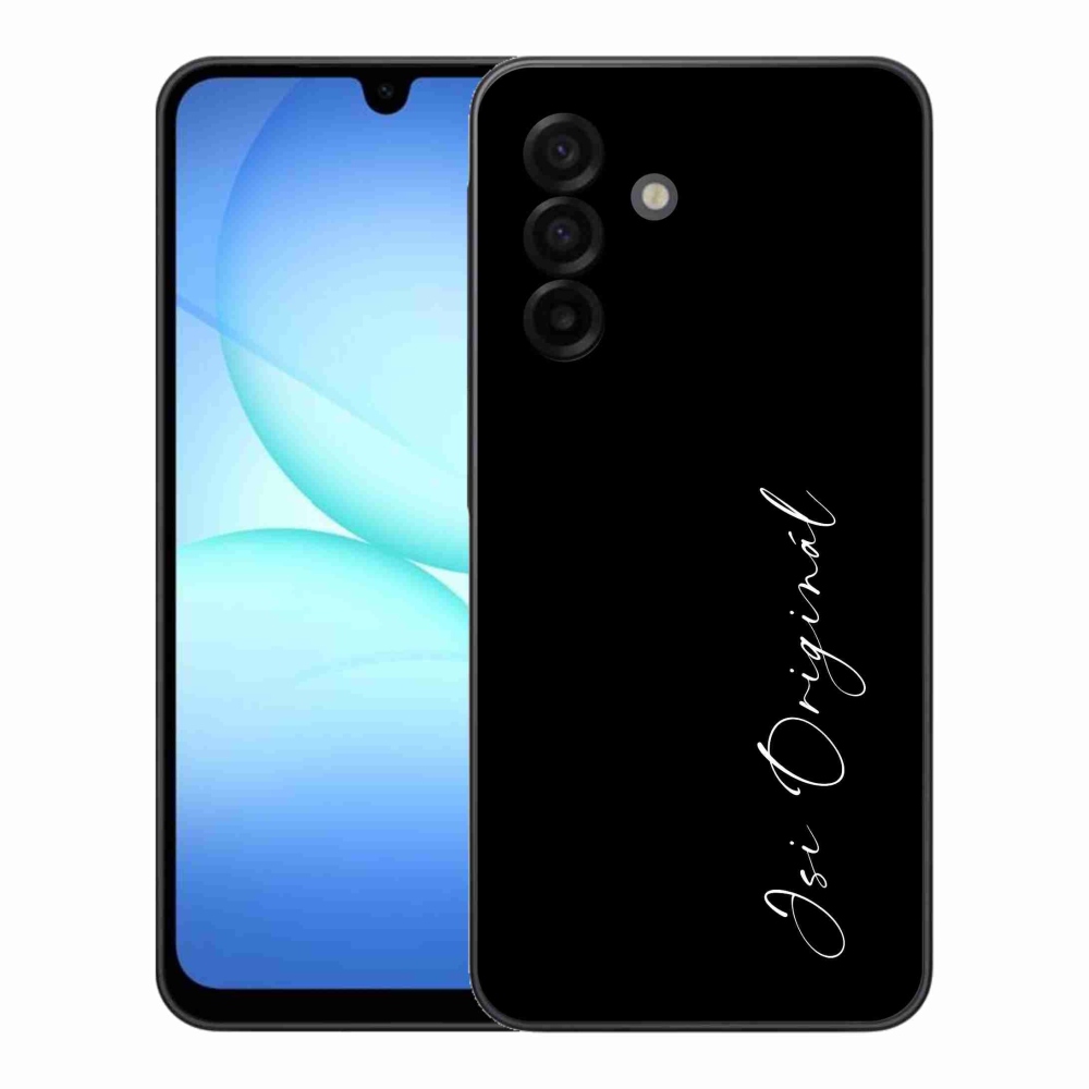 Gél borítás mmCase Samsung Galaxy A17 4G/5G - te vagy az eredeti fekete háttér