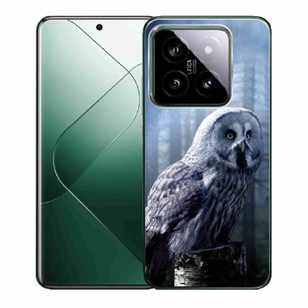 Gél borítás mmCase a Xiaomi 14-hez - bagoly