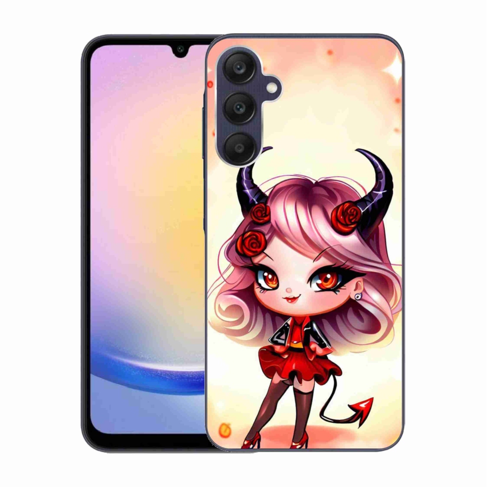 Gél védőhuzat mmCase Samsung Galaxy A25 5G - rajzfilm ördög