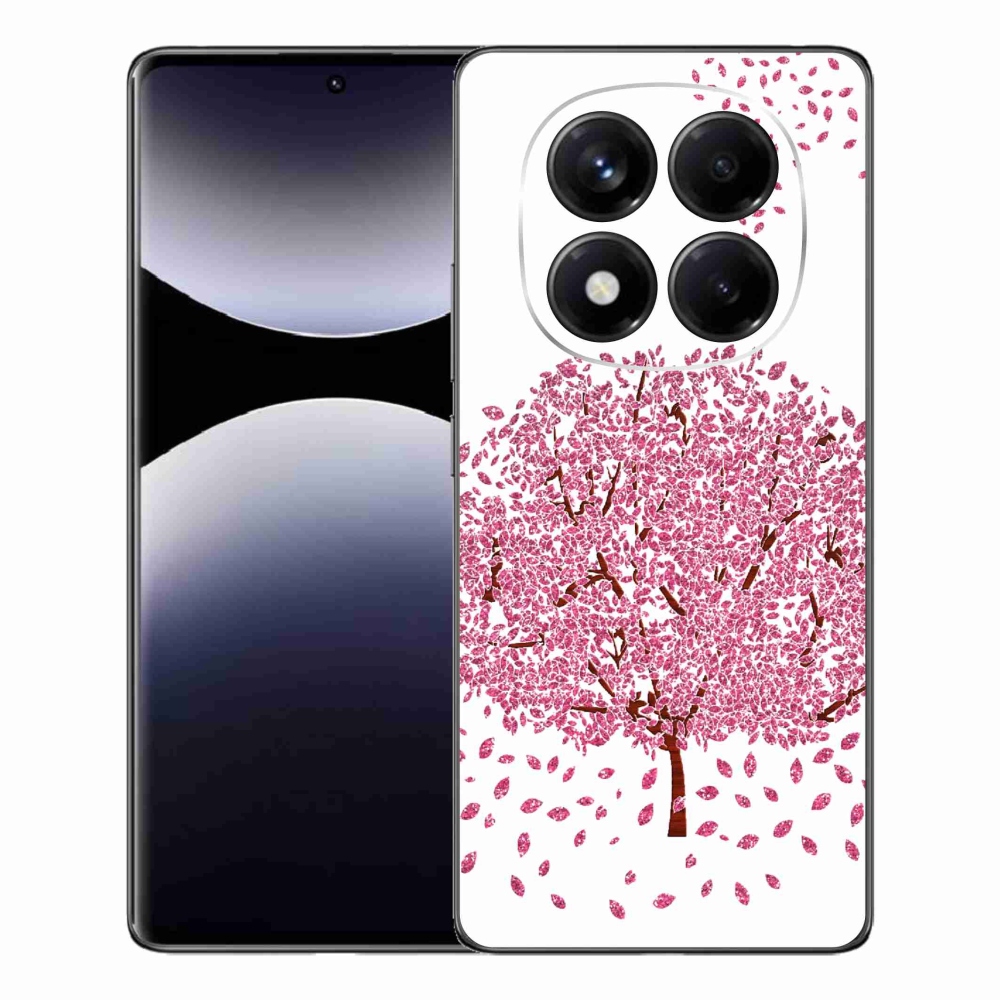 Gél borítás mmCase a Xiaomi Redmi Note 14 Pro számára - rajzfilmfa levelekkel