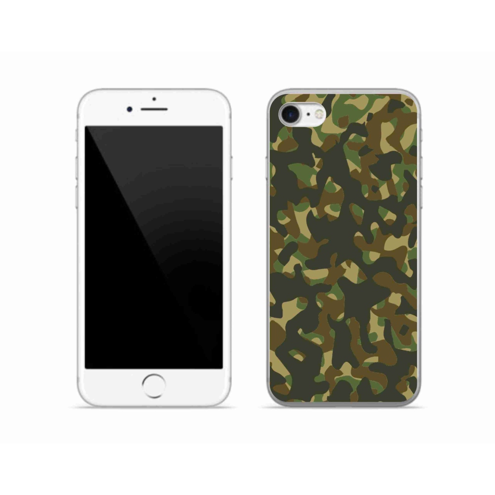 Zselés borítás mmCase iPhone SE (2020) - terepszínű mintázat 1