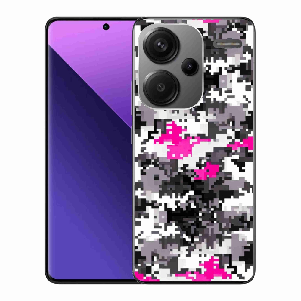 Gél borítás mmCase a Xiaomi Redmi Note 13 Pro+ 5G számára - álcázó minta 4
