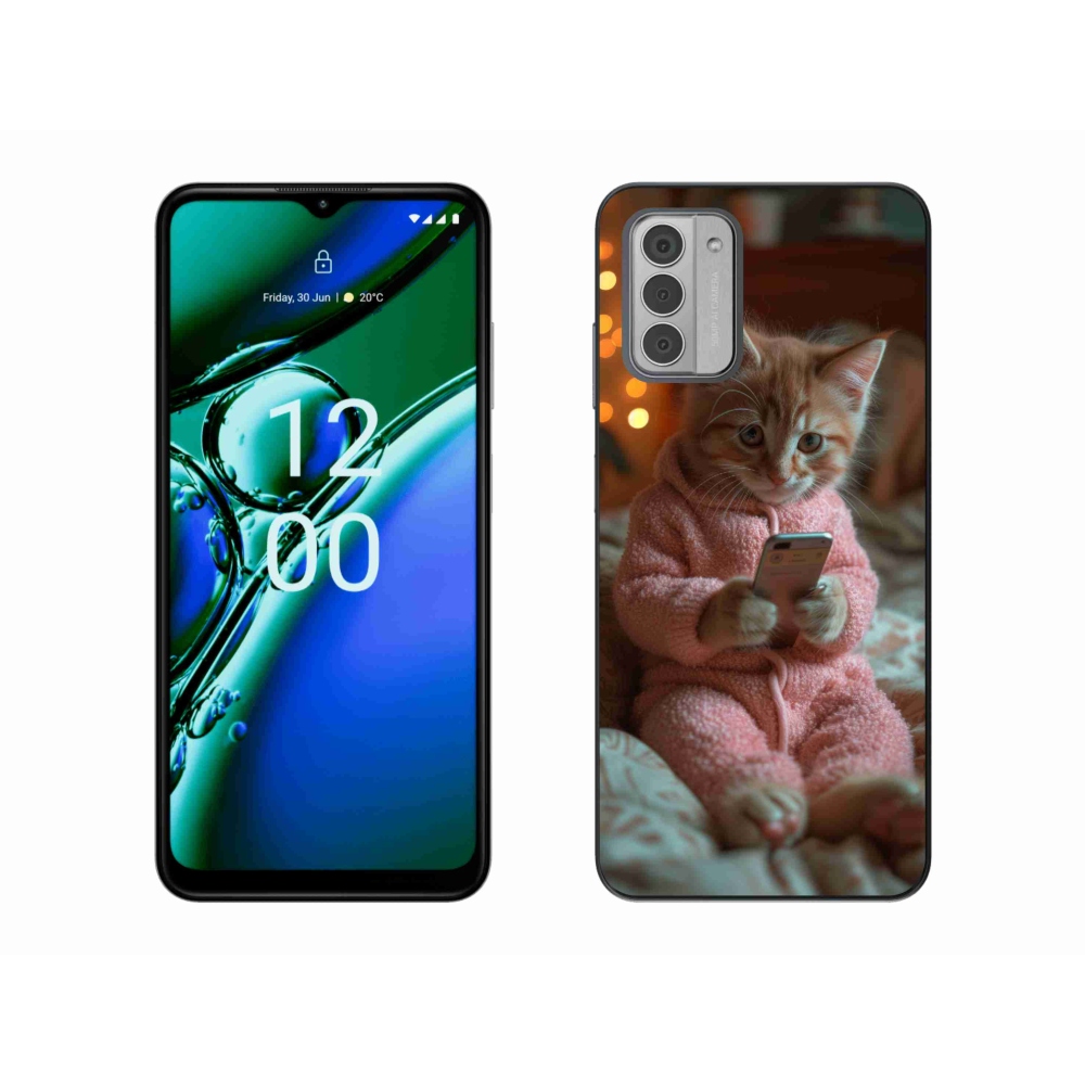 Zselés borítás mmCase a Nokia G42-hez - baba mobillal