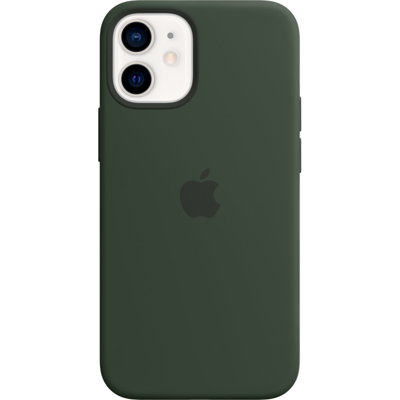 MHKR3ZM/A Apple szilikon borító, beleértve a. Magsafe iPhone 12 mini készülékhez Cypress Green