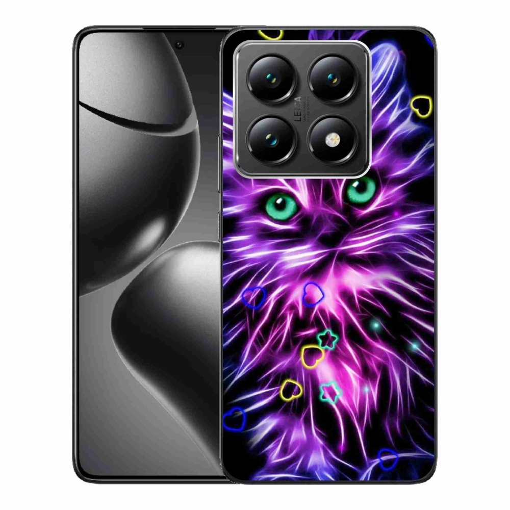 Gél borítás mmCase a Xiaomi 14T-hez - absztrakt macska