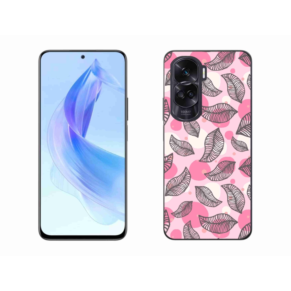 Zselés borító mmCase a Honor 90 Lite-hoz - rajzfilmes hulló levelek