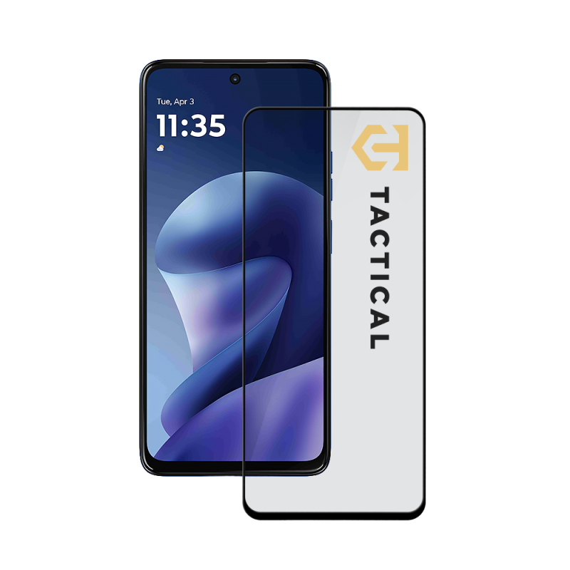 Tactical Glass Shield 5D üveg a Motorola Moto G37 Power Black készülékhez 