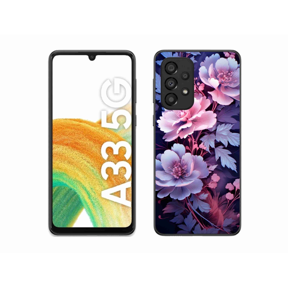 Gél borítás mmCase Samsung Galaxy A33 5G - virágok 11