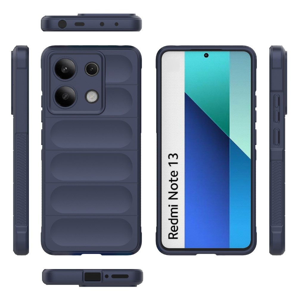 Rugg tartós zselés tok Xiaomi Redmi Note 13-hoz - sötétkék