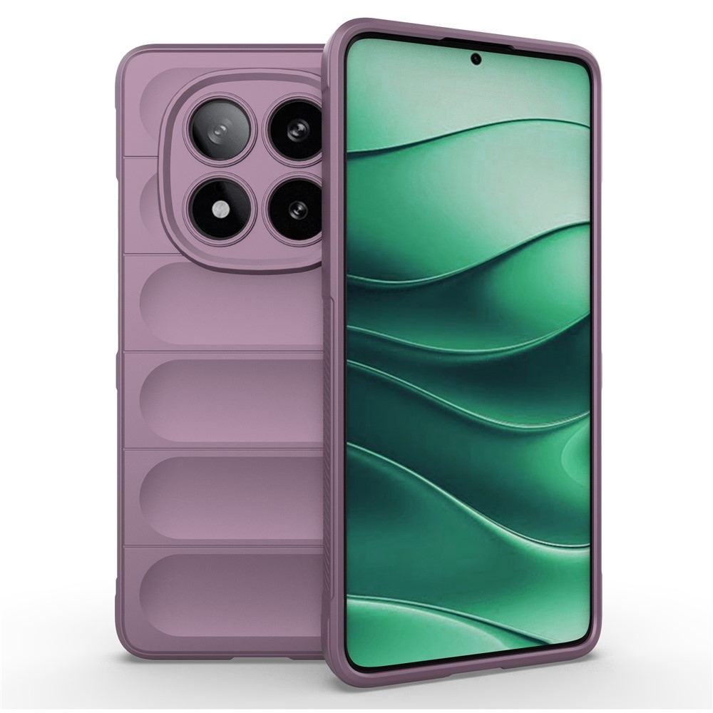 Rugg tartós zselés tok Xiaomi Redmi Note 14 Pro 5G/Poco X7 5G - világos lila