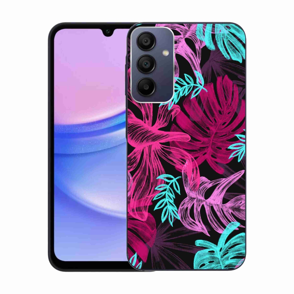 Gél borítás mmCase Samsung Galaxy A15 4G/5G - virágok 1