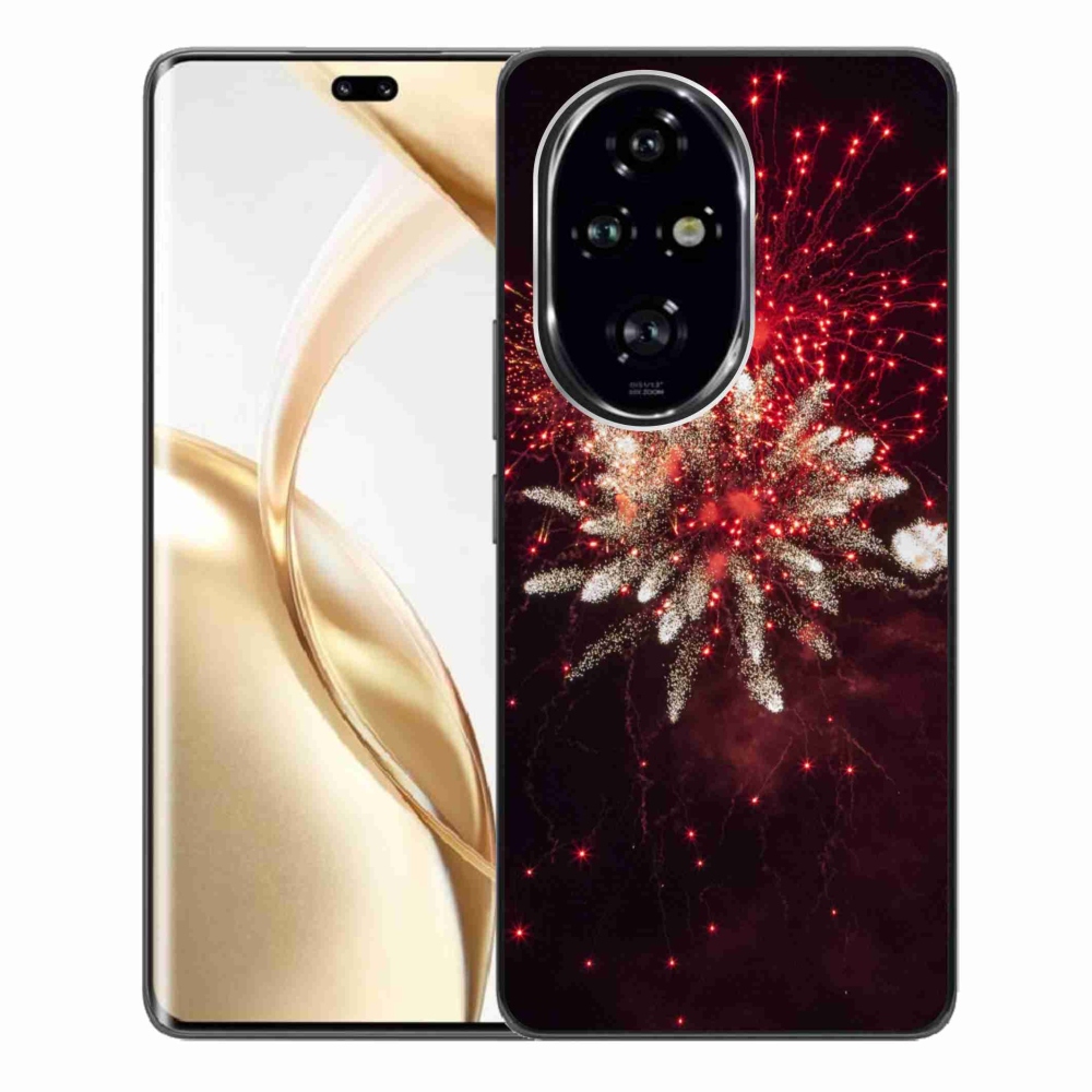 Zselés borítás mmCase a Honor 200 Pro 5G számára - tűzijátékok