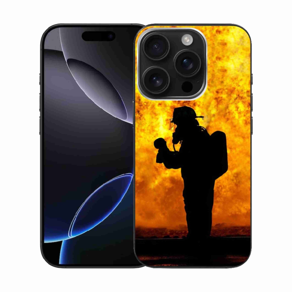 Gél borítás mmCase iPhone 16 Pro készülékhez - tűzoltó