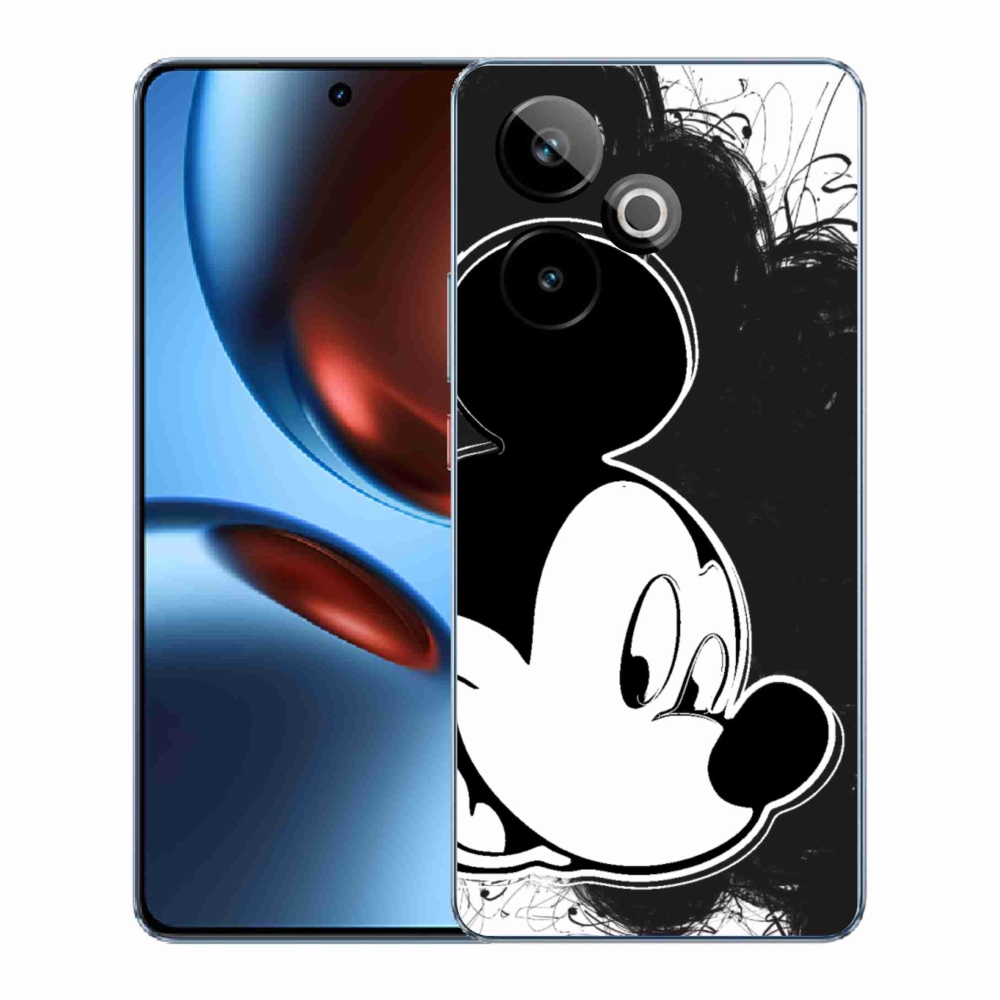 Rugalmas zselés tok mmCase képpel a Realme GT 7 5G/GT 7T 5G számára - mickey egér 1