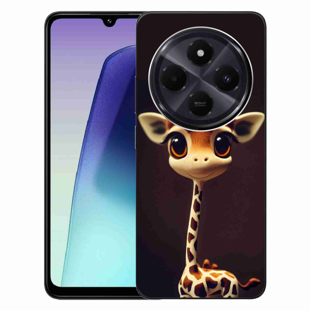 Gél borítás mmCase a Xiaomi Redmi 14C/Poco C75-hez - kis zsiráf